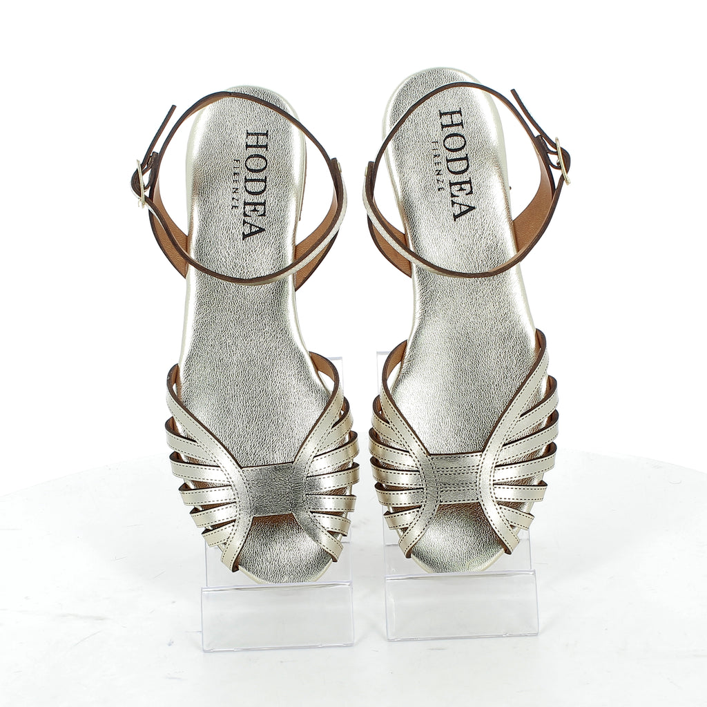 Hodea Clara Platinum Sandals