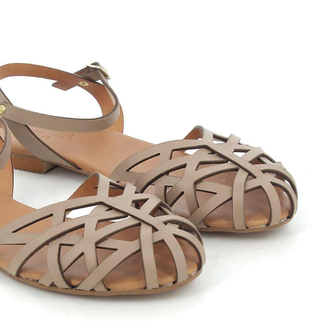 Hodea Olimpia Beige Sandals