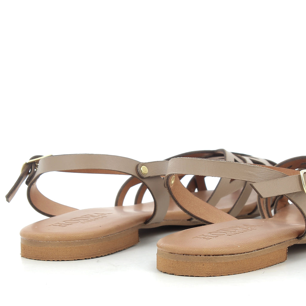 Hodea Olimpia Beige Sandals