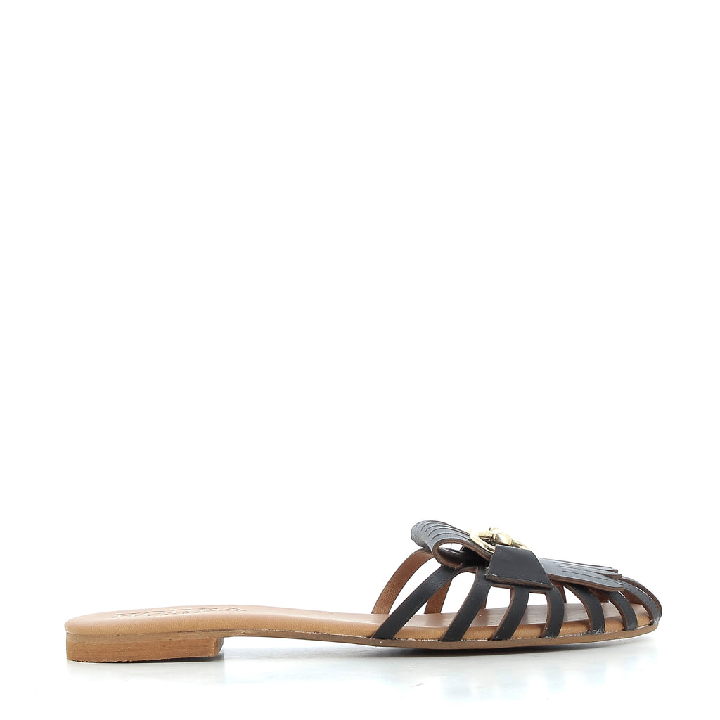 Hodea Asia Black Sandals