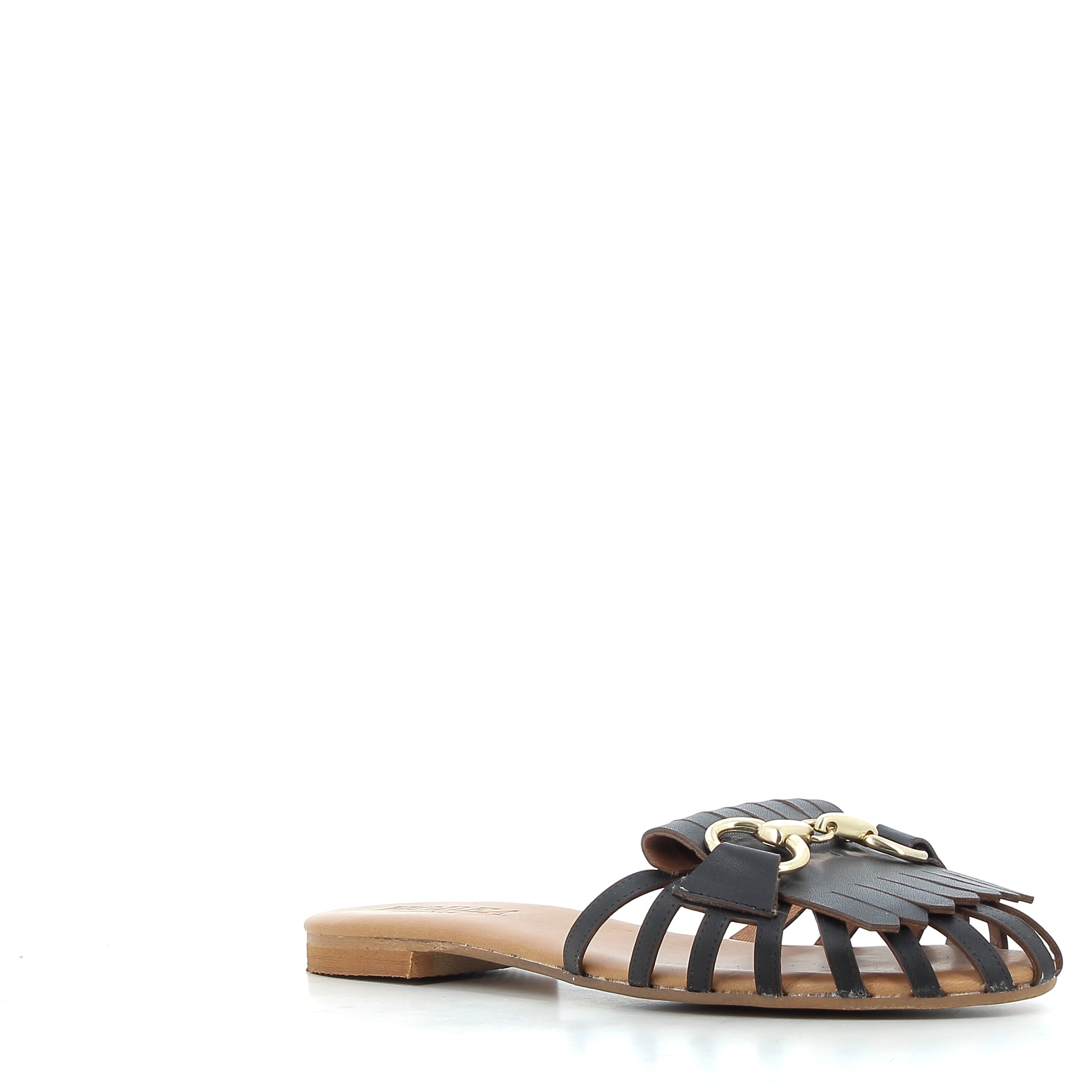 Hodea Asia Black Sandals