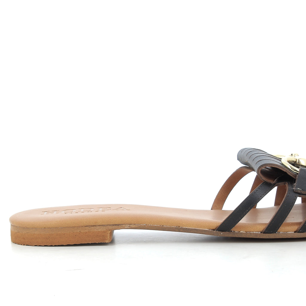 Hodea Asia Black Sandals