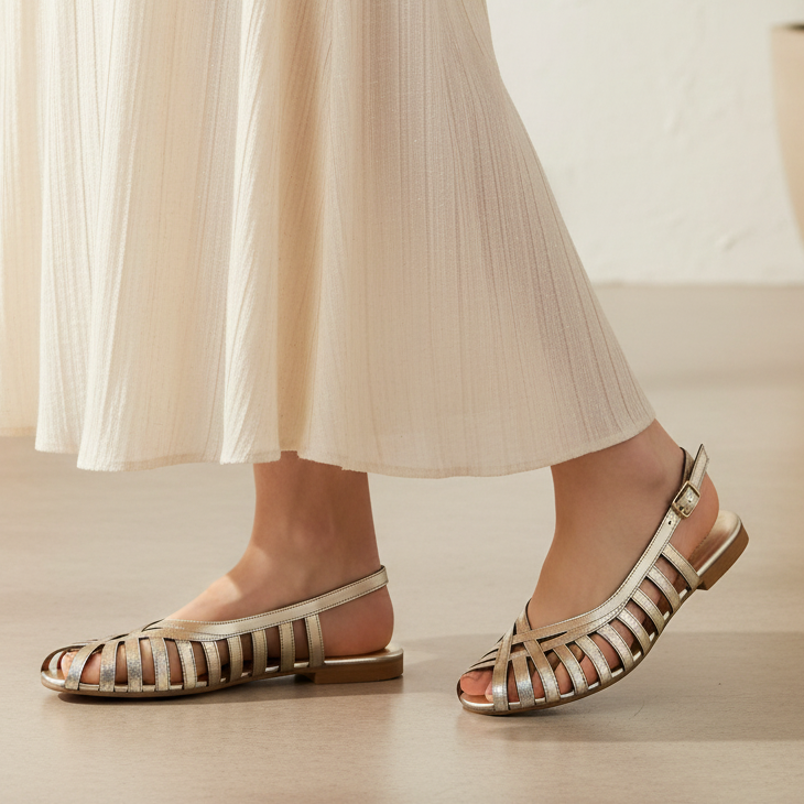 Hodea Sandals Isabella Platinum