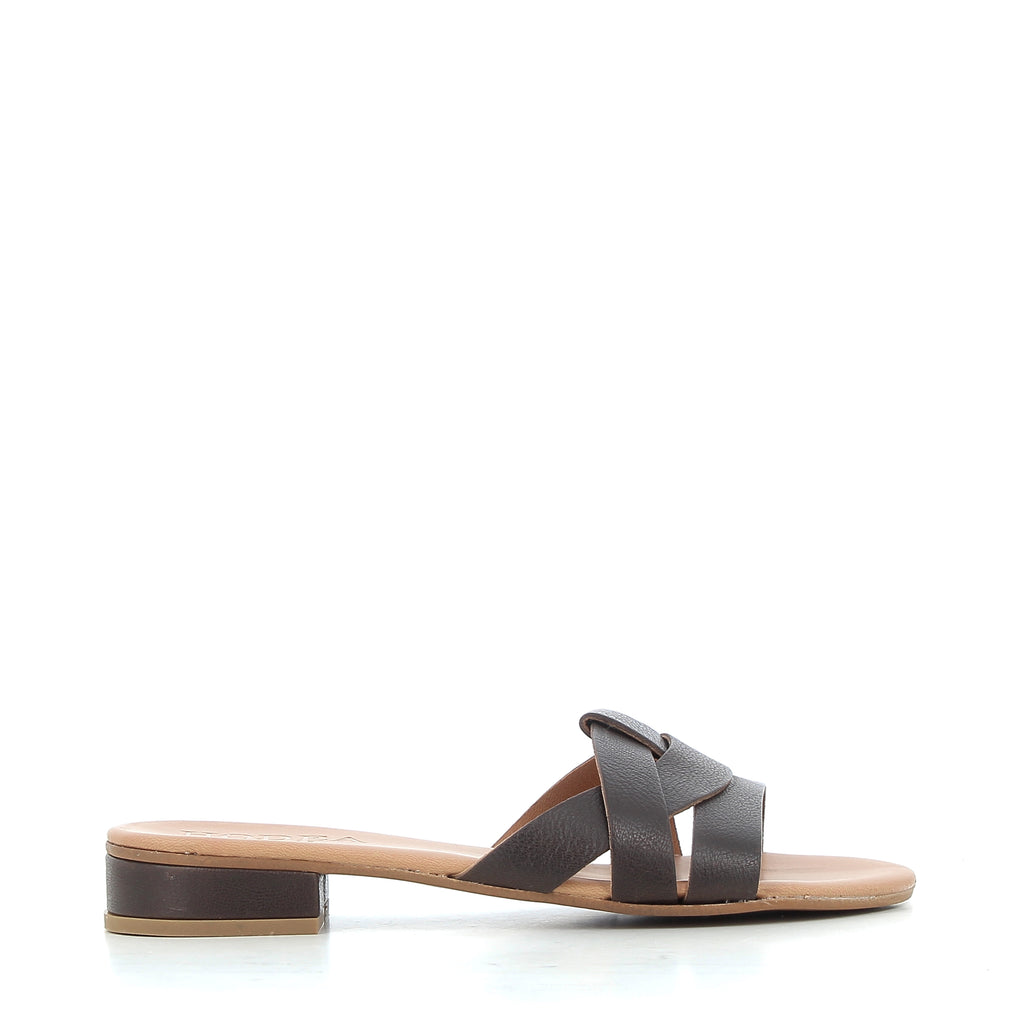 Hodea Constanza Sandals Dark Brown