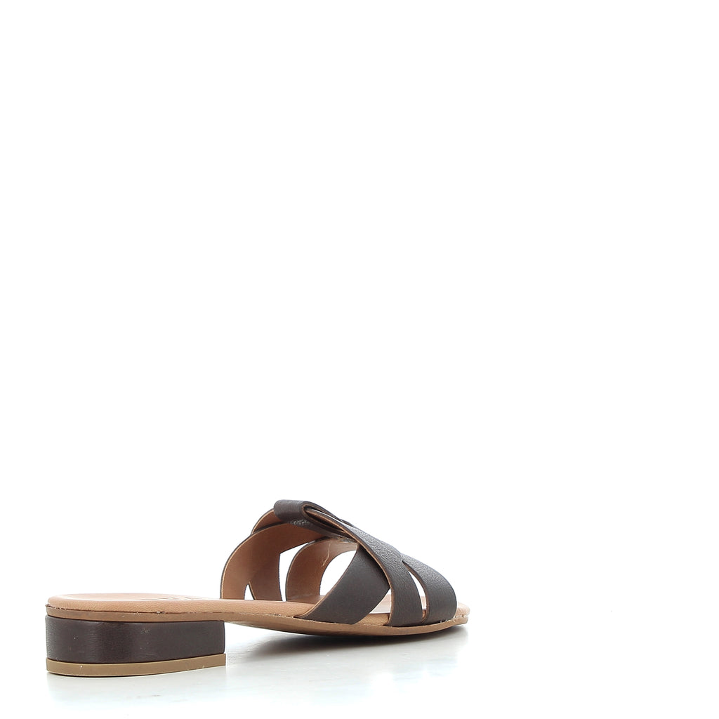 Hodea Constanza Sandals Dark Brown
