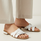 Hodea Constance White Sandals