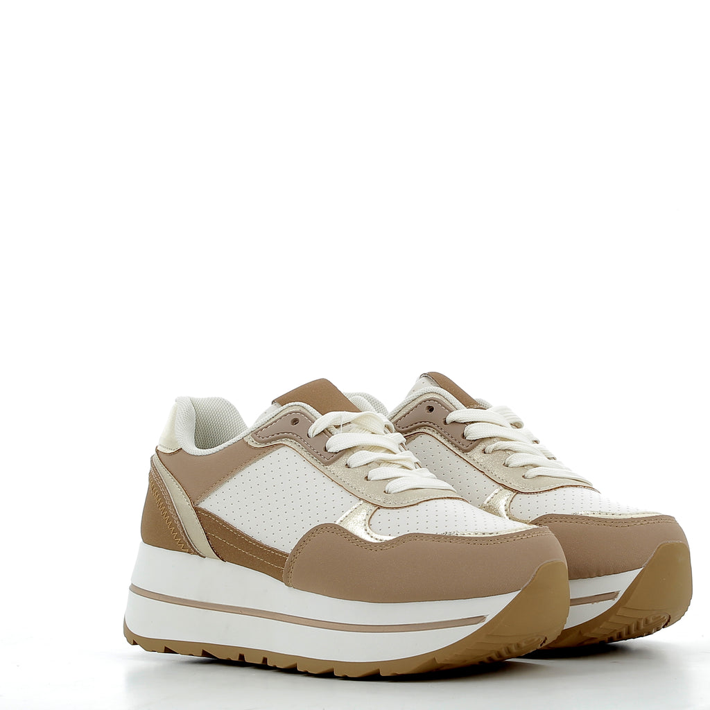 Sneakersy Hodea Emma Beżowe