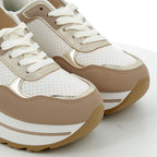 Sneakersy Hodea Emma Beżowe