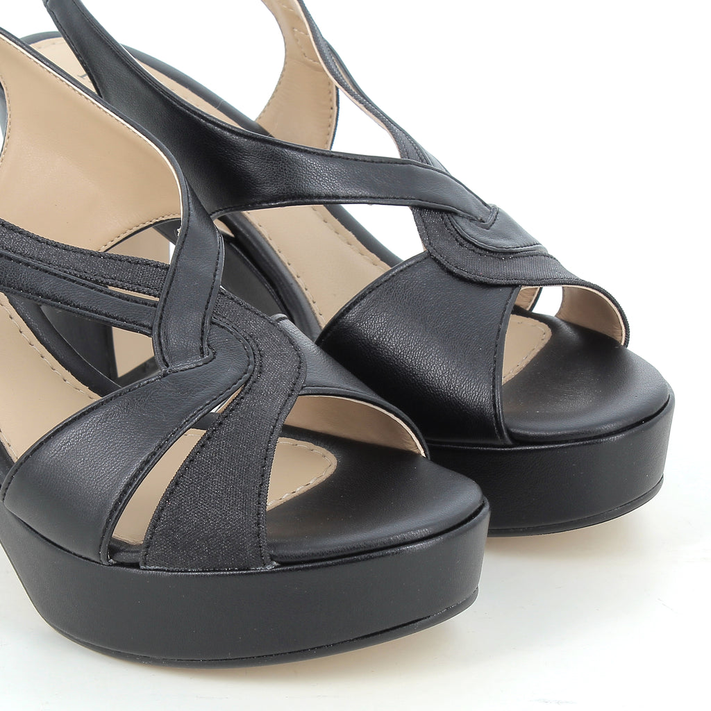 Hodea Adriana Black Sandals