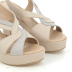 Hodea Adriana Beige Sandals