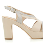 Hodea Adriana Beige Sandals