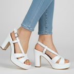 Hodea Sandals Katia White