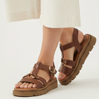 Hodea Isotta Leather Sandals
