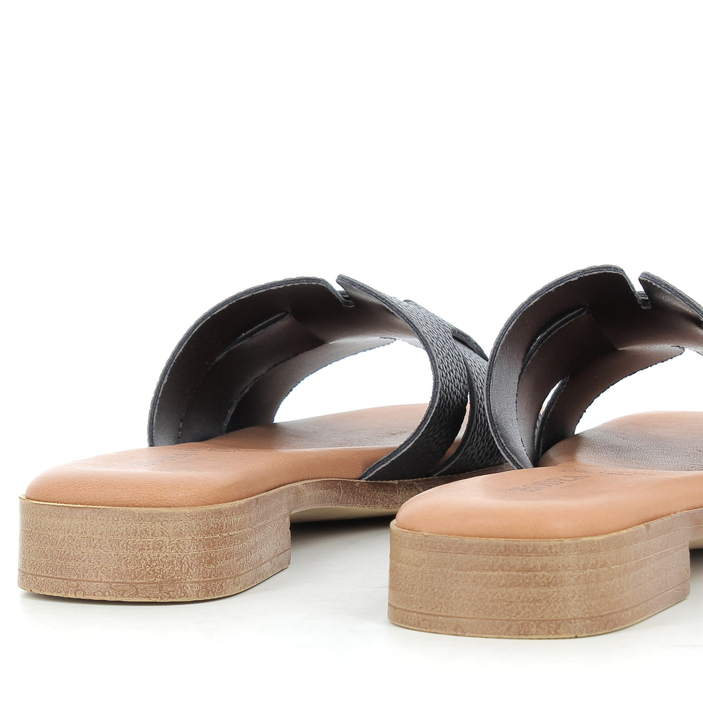 Hodea Elettra Black Slippers
