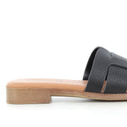 Hodea Elettra Black Slippers