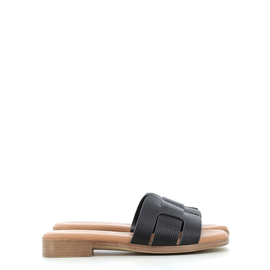 Hodea Elettra Black Slippers