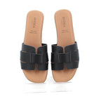 Hodea Elettra Black Slippers