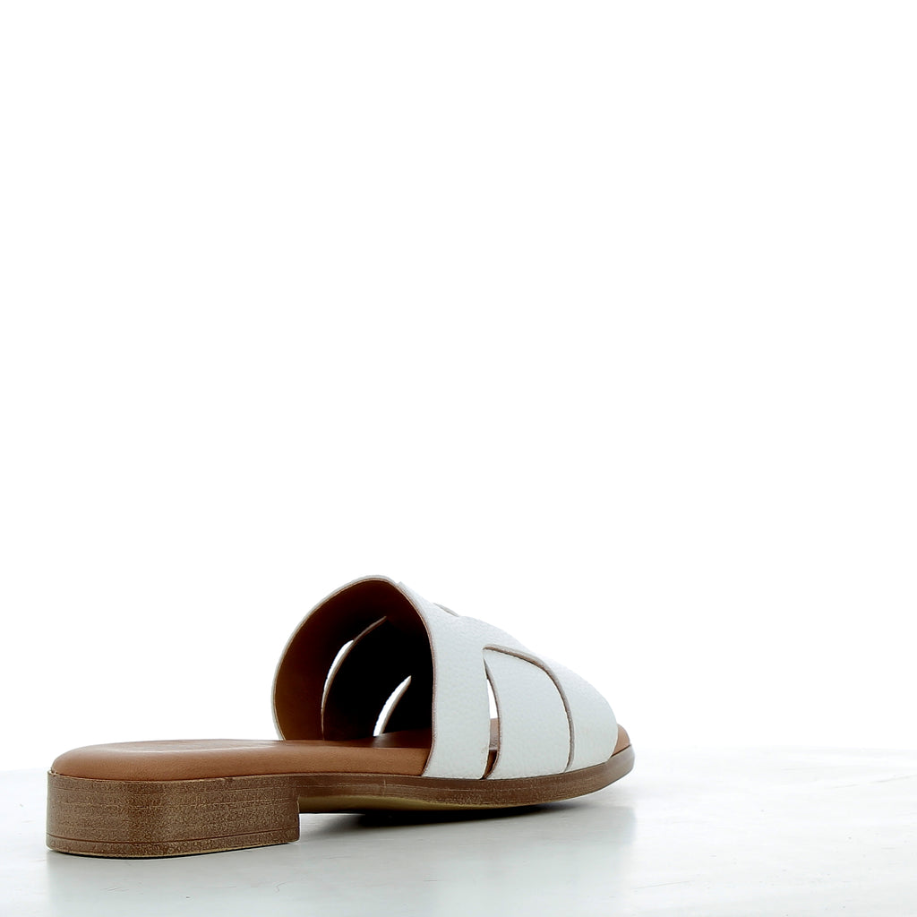 Hodea Elettra White Slippers