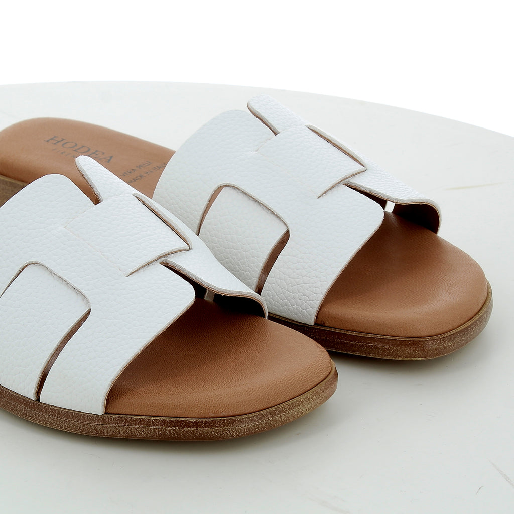 Hodea Elettra White Slippers