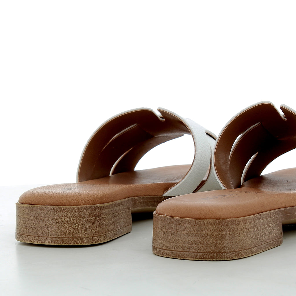 Hodea Elettra White Slippers