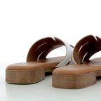 Hodea Elettra White Slippers