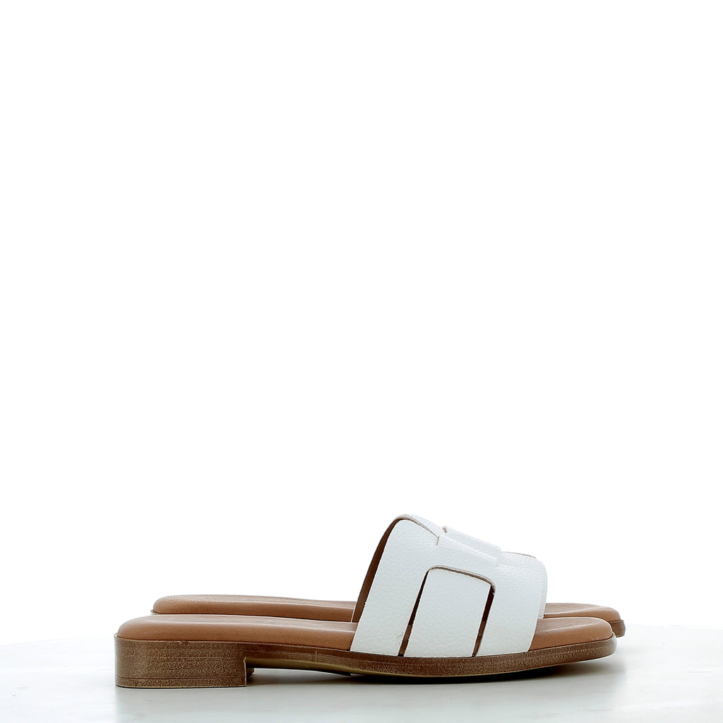 Hodea Elettra White Slippers