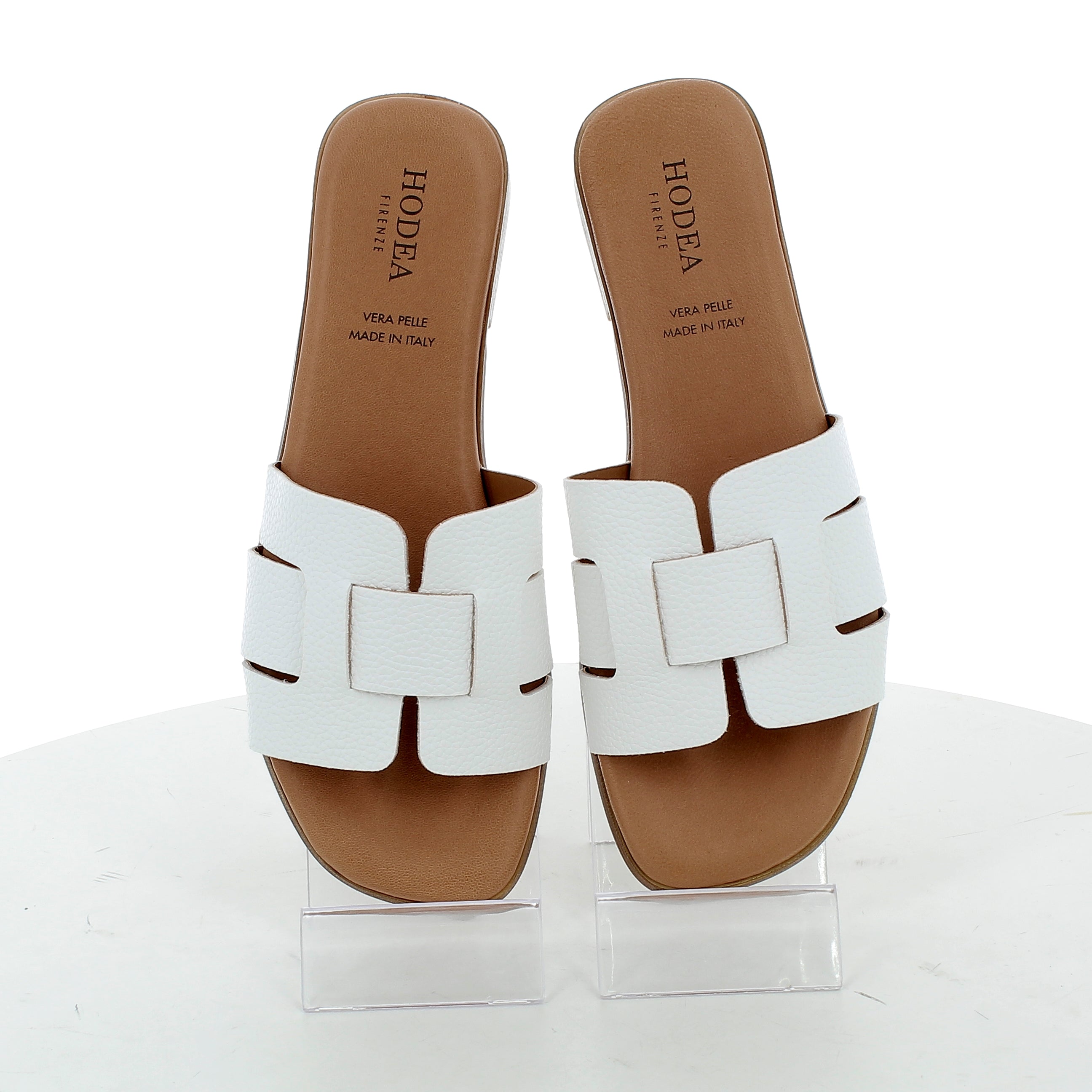 Hodea Elettra White Slippers