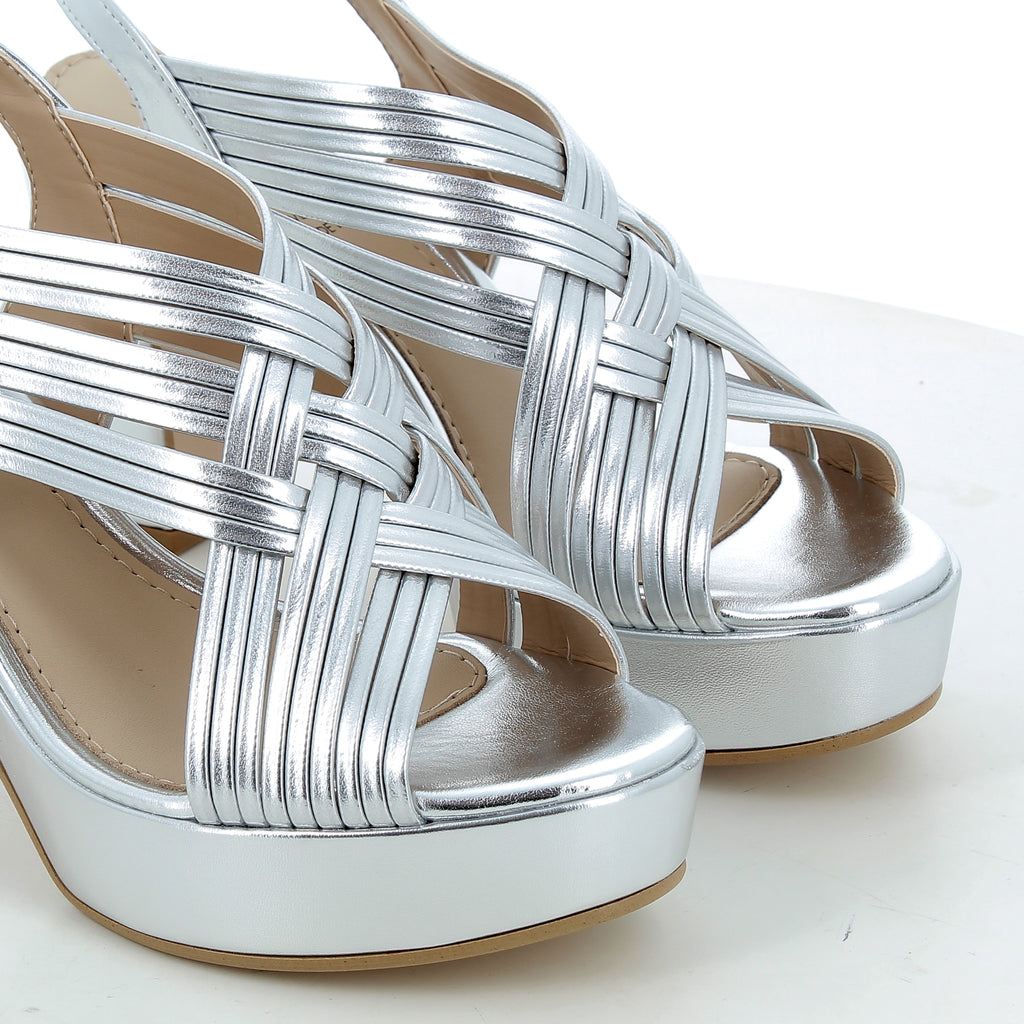 Hodea Caterina Silver Sandals