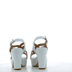 Hodea Caterina White Sandals