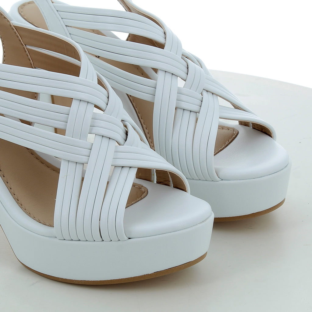 Hodea Caterina White Sandals