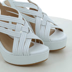 Hodea Caterina White Sandals