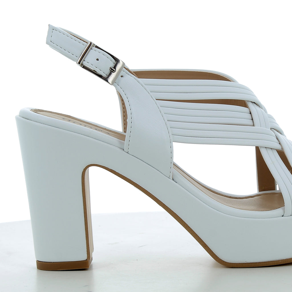 Hodea Caterina White Sandals