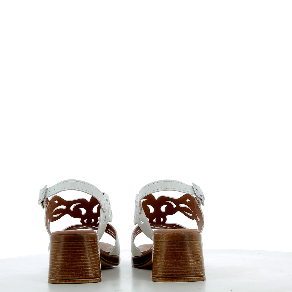 Hodea Lucrezia White Sandals