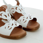 Hodea Lucrezia White Sandals