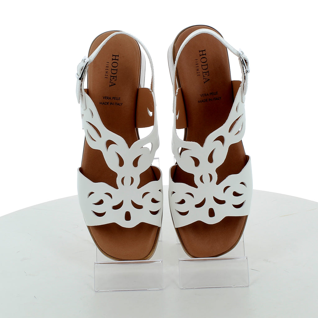 Hodea Lucrezia White Sandals