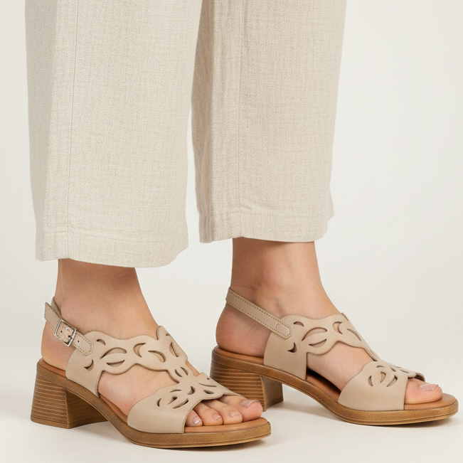 Hodea Lucrezia Sandals Beige
