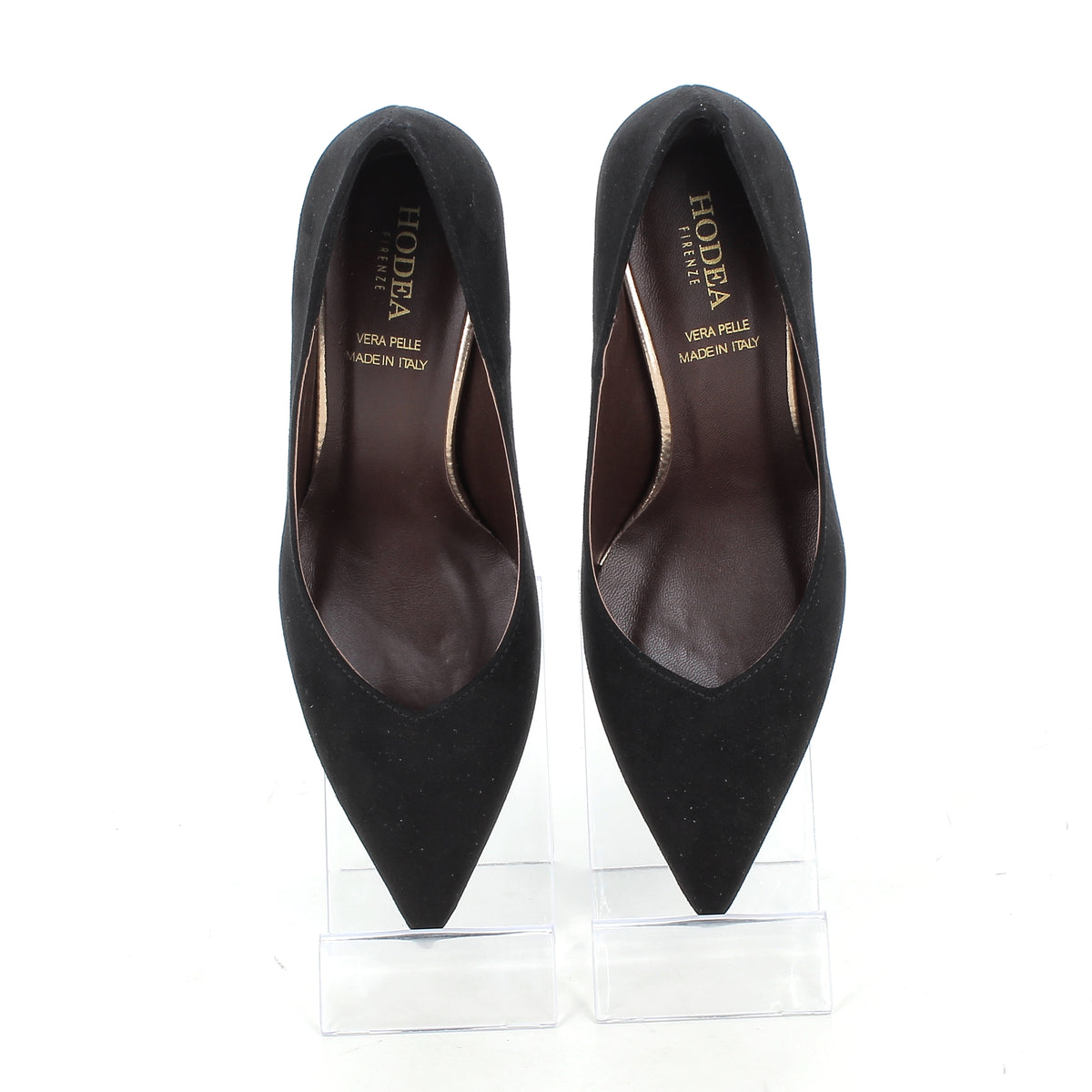 Hodea Decollete Suede Paola Nero