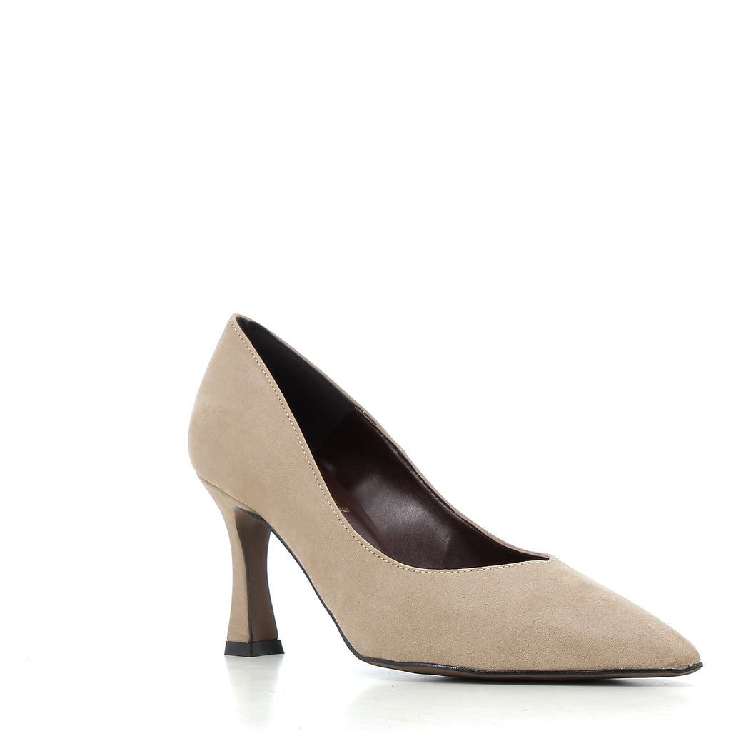 Hodea Decollete Suede Paola Taupe