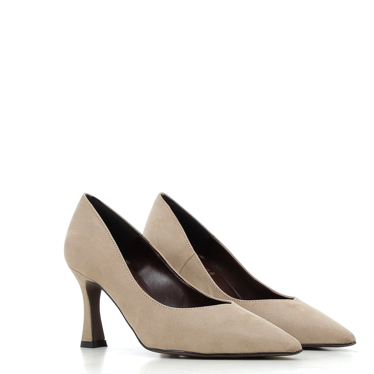 Hodea Decollete Suede Paola Taupe