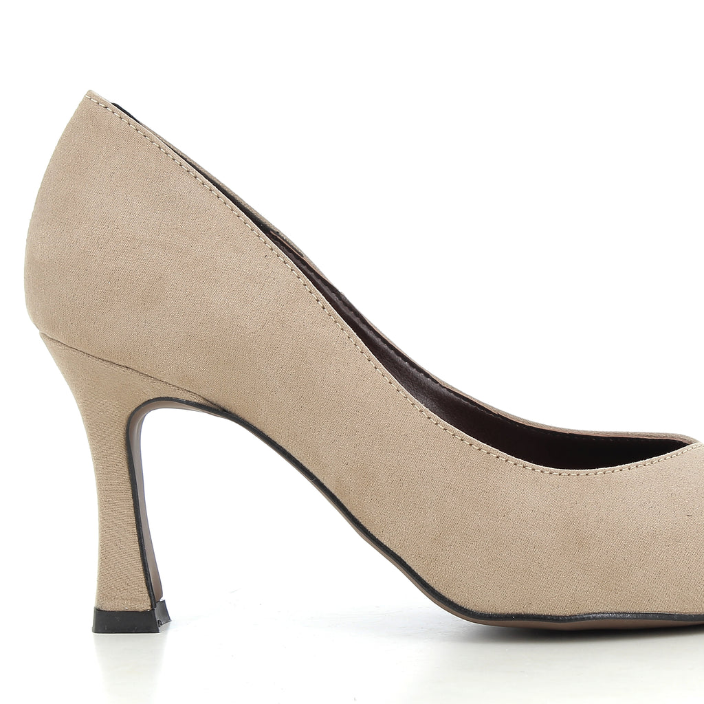 Hodea Decollete Suede Paola Taupe