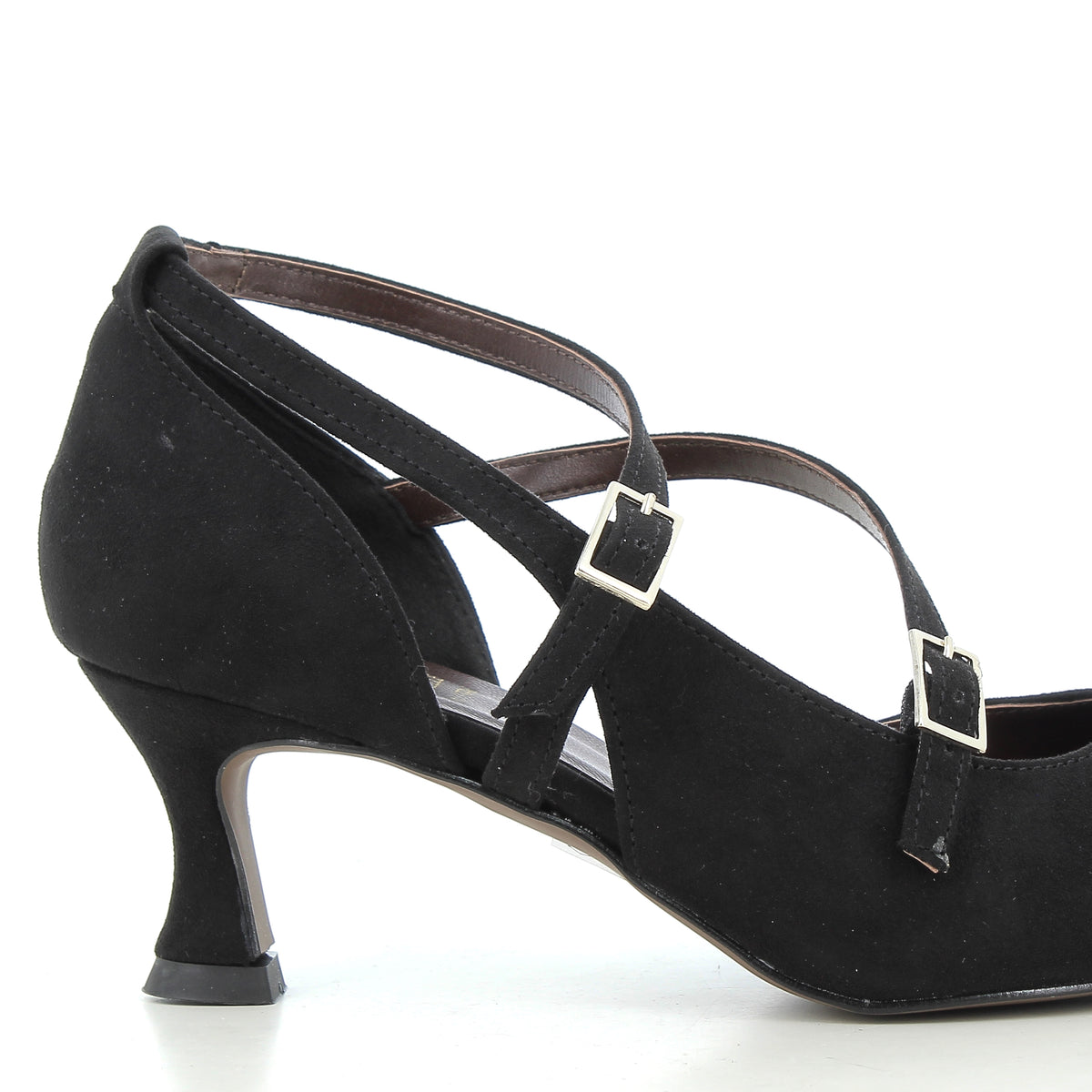 Hodea Decollete Suede Valentina Nero