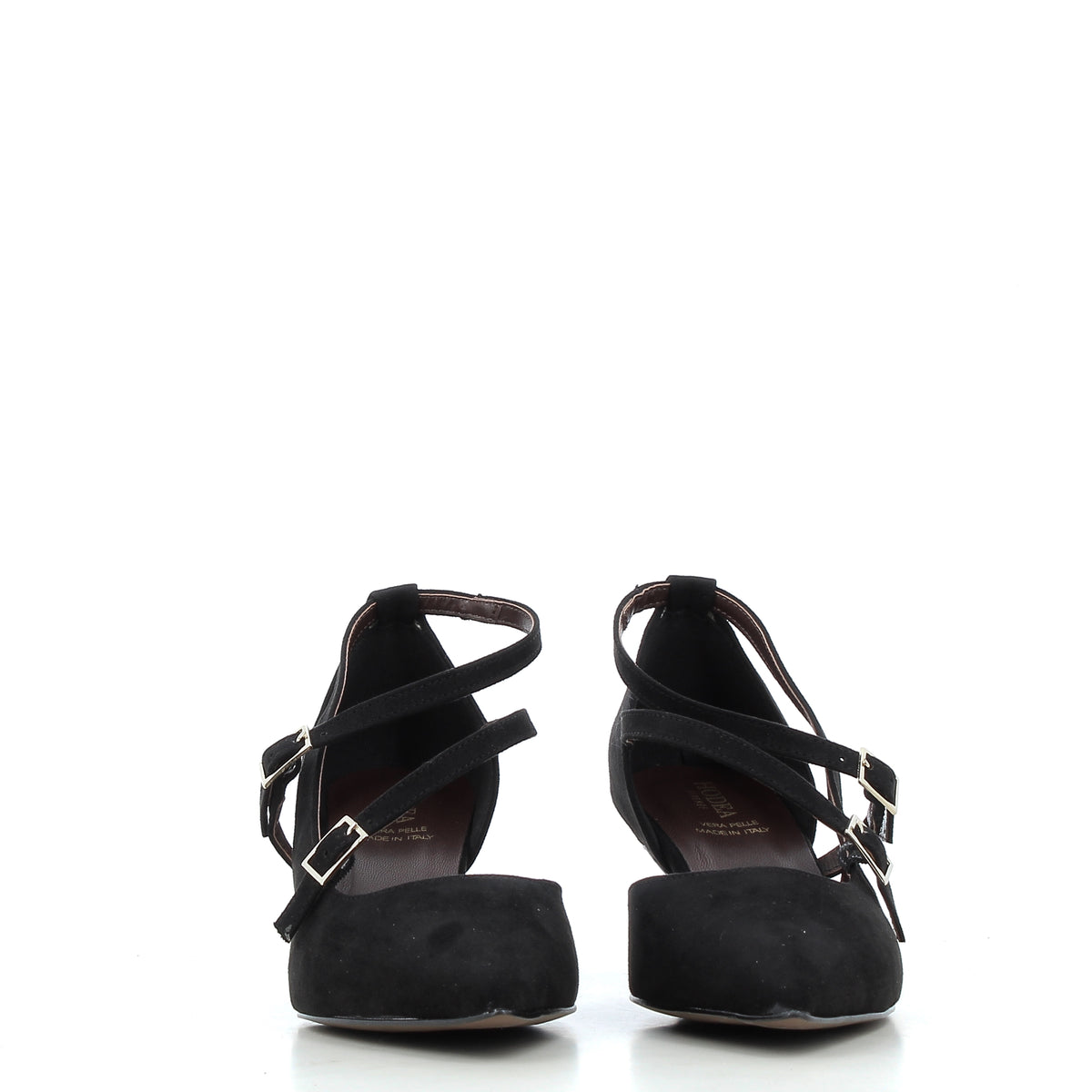 Hodea Decollete Suede Valentina Nero