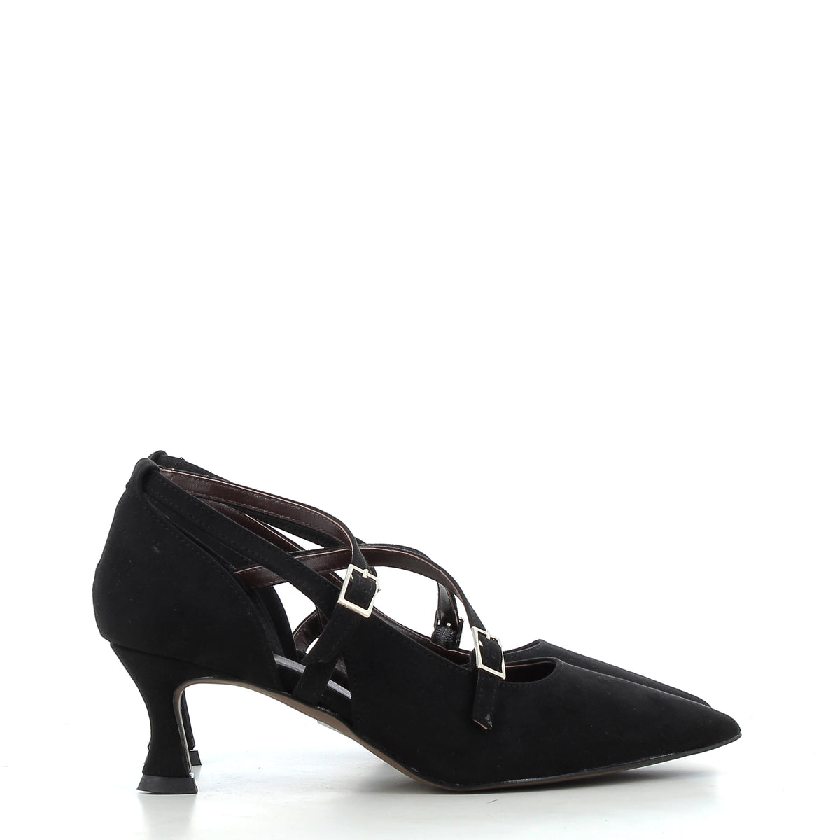 Hodea Decollete Suede Valentina Nero