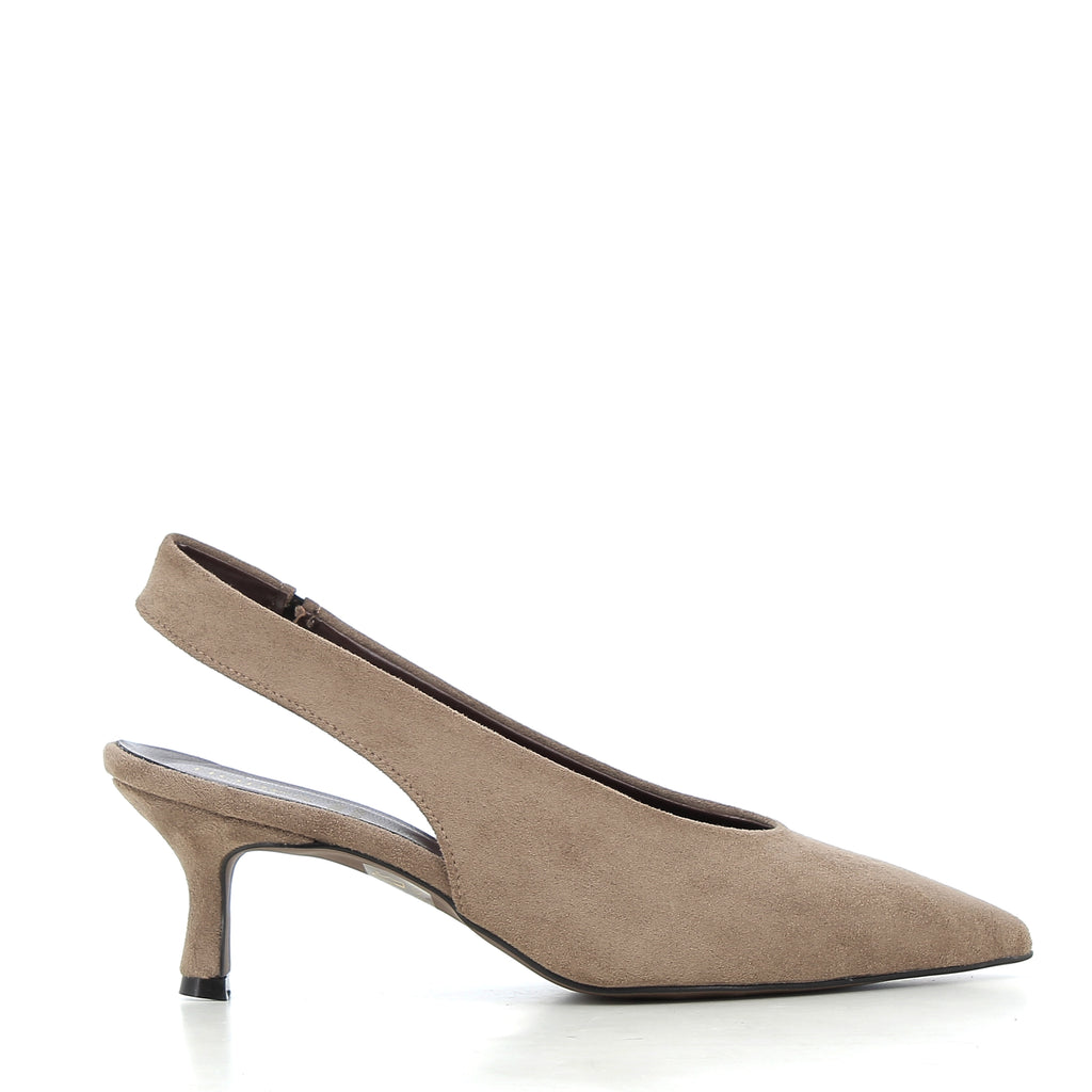 Hodea Slingback Suede Daniela Taupe