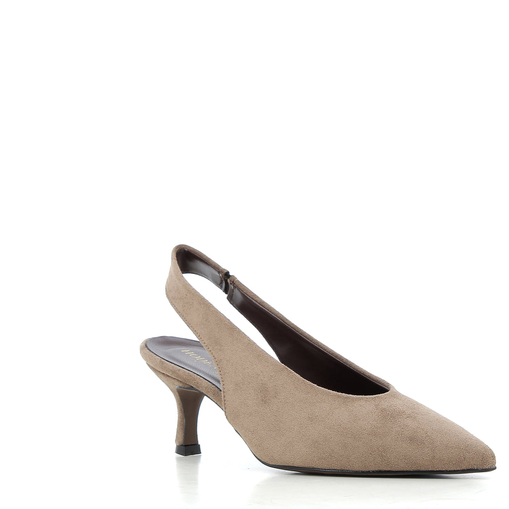 Hodea Slingback Suede Daniela Taupe