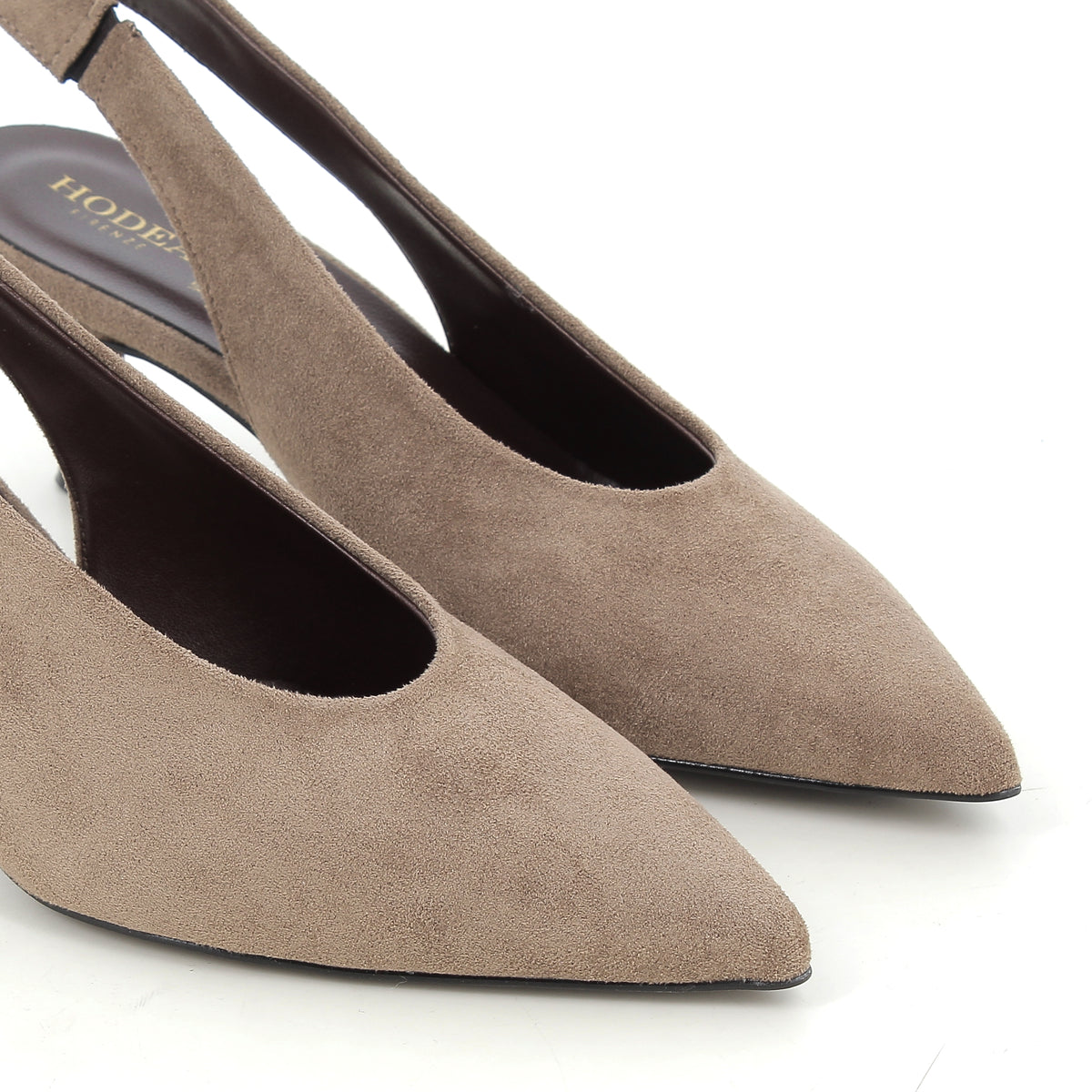 Hodea Slingback Suede Daniela Taupe