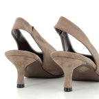 Hodea Slingback Suede Daniela Taupe