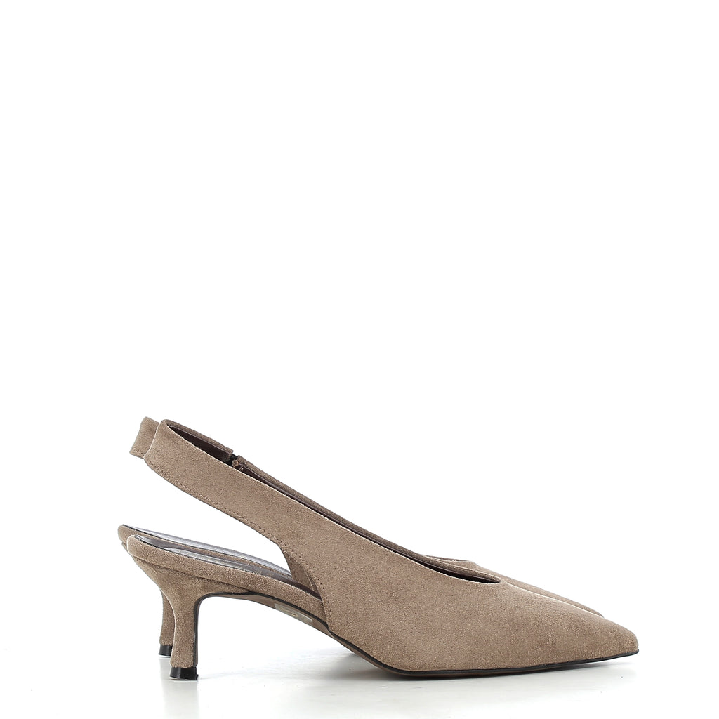 Hodea Slingback Suede Daniela Taupe