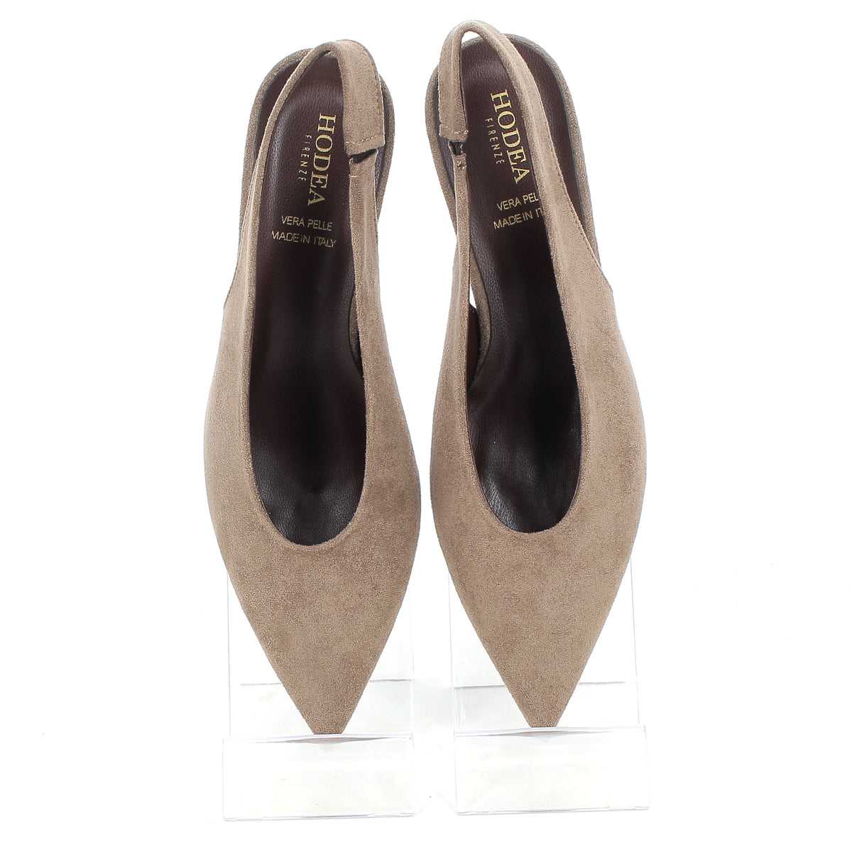 Hodea Slingback Suede Daniela Taupe