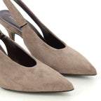 Hodea Slingback Suede Anita Taupe